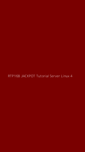 Tampilan Antarmuka Aplikasi Rtp168 Jackpot Tutorial Server Linux - 4