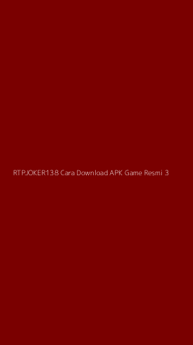 Tampilan Antarmuka Aplikasi Rtpjoker138 Cara Download Apk Game Resmi - 3