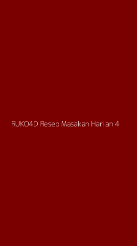 Tampilan Antarmuka Aplikasi Ruko4d Resep Masakan Harian - 4