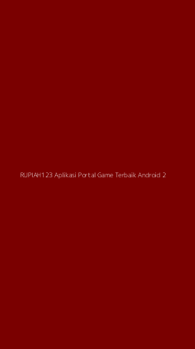Tampilan Antarmuka Aplikasi Rupiah123 Aplikasi Portal Game Terbaik Android - 2