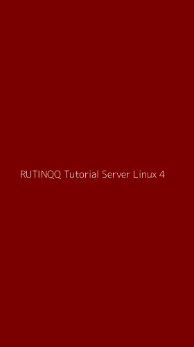 Tampilan Antarmuka Aplikasi Rutinqq Tutorial Server Linux - 4