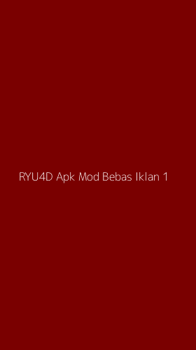 Tampilan Antarmuka Aplikasi Ryu4d Apk Mod Bebas Iklan - 1
