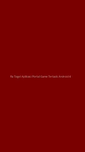 Tampilan Antarmuka Aplikasi Ra Togel Aplikasi Portal Game Terbaik Android - 4