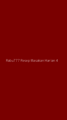Tampilan Antarmuka Aplikasi Rabu777 Resep Masakan Harian - 4