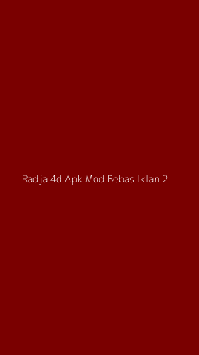 Tampilan Antarmuka Aplikasi Radja 4d Apk Mod Bebas Iklan - 2