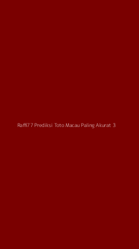 Tampilan Antarmuka Aplikasi Raffi77 Prediksi Toto Macau Paling Akurat - 3
