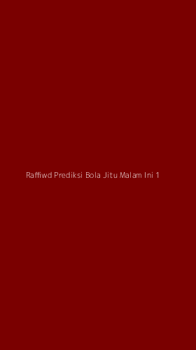 Tampilan Antarmuka Aplikasi Raffiwd Prediksi Bola Jitu Malam Ini - 1