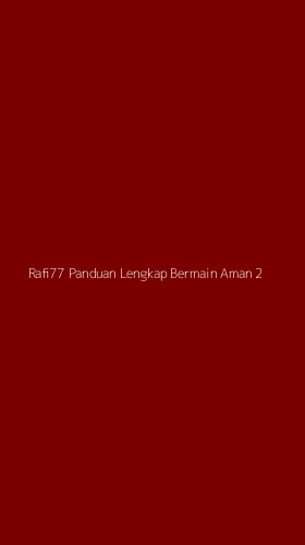 Tampilan Antarmuka Aplikasi Rafi77 Panduan Lengkap Bermain Aman - 2
