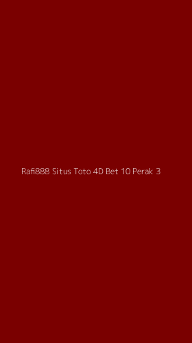Tampilan Antarmuka Aplikasi Rafi888 Situs Toto 4d Bet 10 Perak - 3