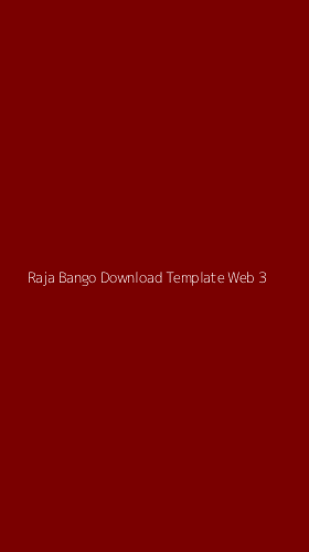 Tampilan Antarmuka Aplikasi Raja Bango Download Template Web - 3
