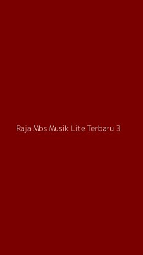 Tampilan Antarmuka Aplikasi Raja Mbs Musik Lite Terbaru - 3