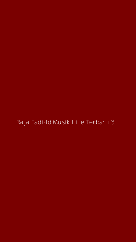 Tampilan Antarmuka Aplikasi Raja Padi4d Musik Lite Terbaru - 3