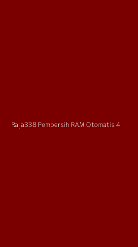 Tampilan Antarmuka Aplikasi Raja338 Pembersih Ram Otomatis - 4