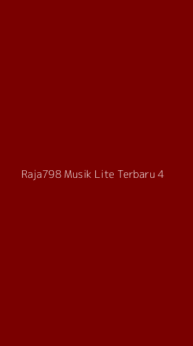 Tampilan Antarmuka Aplikasi Raja798 Musik Lite Terbaru - 4