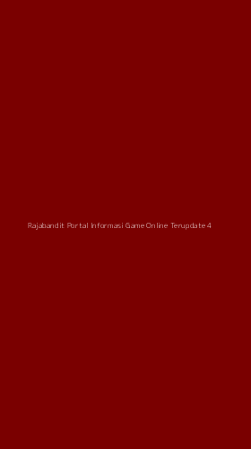 Tampilan Antarmuka Aplikasi Rajabandit Portal Informasi Game Online Terupdate - 4