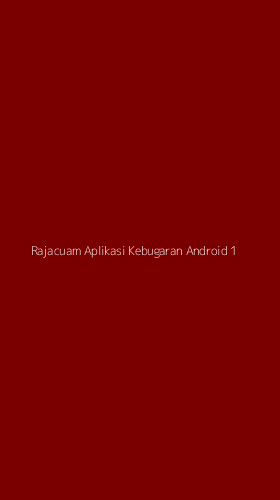 Tampilan Antarmuka Aplikasi Rajacuam Aplikasi Kebugaran Android - 1