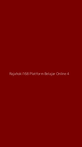 Tampilan Antarmuka Aplikasi Rajahoki168 Platform Belajar Online - 4