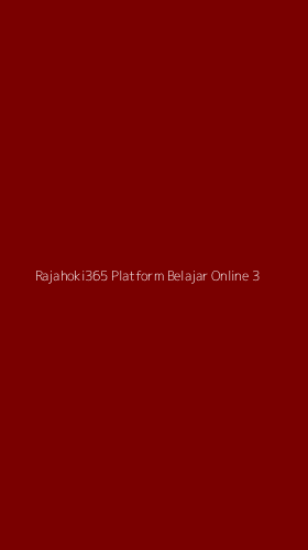 Tampilan Antarmuka Aplikasi Rajahoki365 Platform Belajar Online - 3