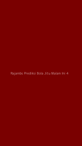 Tampilan Antarmuka Aplikasi Rajambs Prediksi Bola Jitu Malam Ini - 4