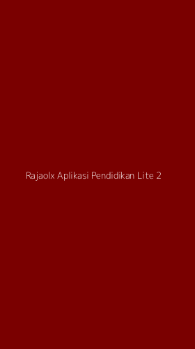 Tampilan Antarmuka Aplikasi Rajaolx Aplikasi Pendidikan Lite - 2
