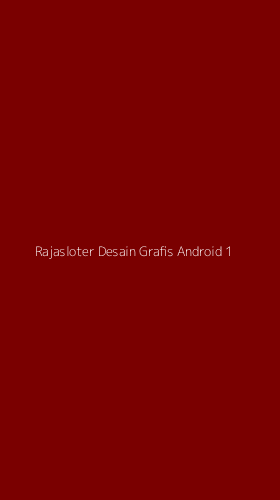 Tampilan Antarmuka Aplikasi Rajasloter Desain Grafis Android - 1