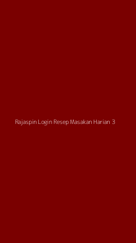 Tampilan Antarmuka Aplikasi Rajaspin Login Resep Masakan Harian - 3