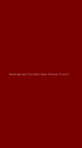 Tampilan Antarmuka Aplikasi Ramatogel App Situs Multi Game Terbesar Di Asia - 2