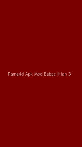 Tampilan Antarmuka Aplikasi Rame4d Apk Mod Bebas Iklan - 3