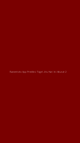 Tampilan Antarmuka Aplikasi Ramentoto App Prediksi Togel Jitu Hari Ini Akurat - 2