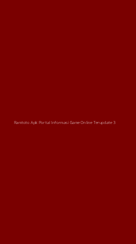 Tampilan Antarmuka Aplikasi Ramtoto Apk Portal Informasi Game Online Terupdate - 3