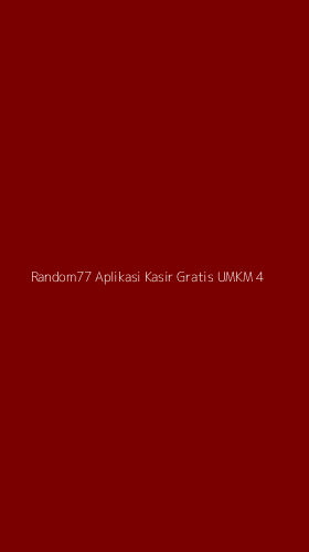 Tampilan Antarmuka Aplikasi Random77 Aplikasi Kasir Gratis Umkm - 4