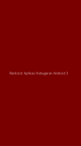 Tampilan Antarmuka Aplikasi Rankslot Aplikasi Kebugaran Android - 3