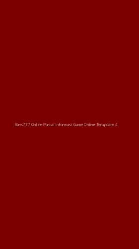 Tampilan Antarmuka Aplikasi Rans777 Online Portal Informasi Game Online Terupdate - 4