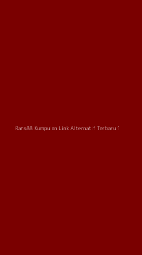 Tampilan Antarmuka Aplikasi Rans88 Kumpulan Link Alternatif Terbaru - 1