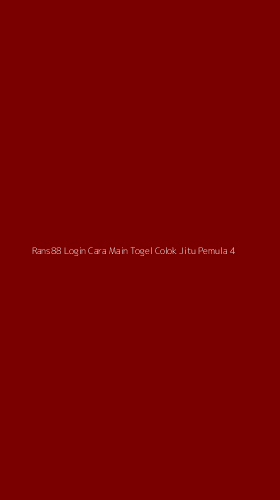 Tampilan Antarmuka Aplikasi Rans88 Login Cara Main Togel Colok Jitu Pemula - 4