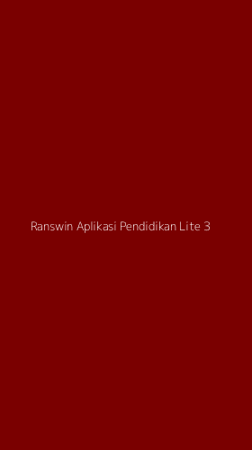 Tampilan Antarmuka Aplikasi Ranswin Aplikasi Pendidikan Lite - 3