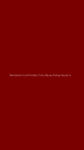 Tampilan Antarmuka Aplikasi Rantaitoto Com Prediksi Toto Macau Paling Akurat - 4