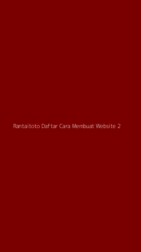Tampilan Antarmuka Aplikasi Rantaitoto Daftar Cara Membuat Website - 2