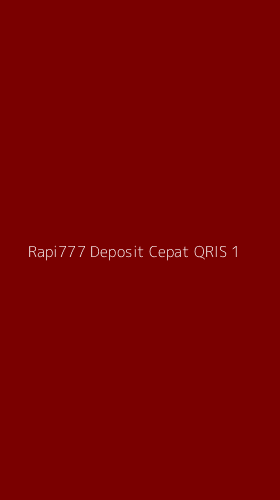 Tampilan Antarmuka Aplikasi Rapi777 Deposit Cepat Qris - 1