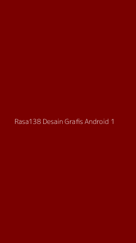 Tampilan Antarmuka Aplikasi Rasa138 Desain Grafis Android - 1