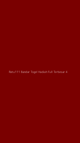 Tampilan Antarmuka Aplikasi Ratu111 Bandar Togel Hadiah Full Terbesar - 4