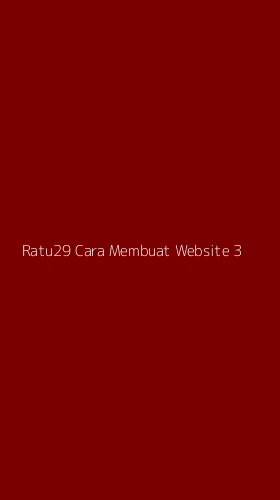 Tampilan Antarmuka Aplikasi Ratu29 Cara Membuat Website - 3