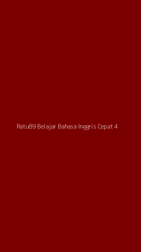 Tampilan Antarmuka Aplikasi Ratu89 Belajar Bahasa Inggris Cepat - 4