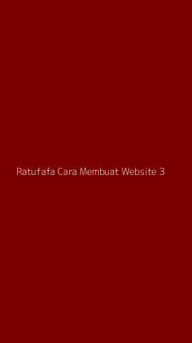 Tampilan Antarmuka Aplikasi Ratufafa Cara Membuat Website - 3
