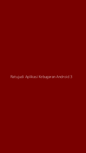Tampilan Antarmuka Aplikasi Ratujudi Aplikasi Kebugaran Android - 3