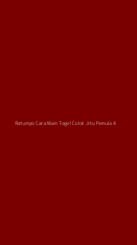 Tampilan Antarmuka Aplikasi Ratumpo Cara Main Togel Colok Jitu Pemula - 4