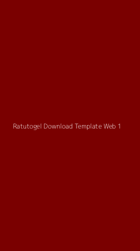 Tampilan Antarmuka Aplikasi Ratutogel Download Template Web - 1