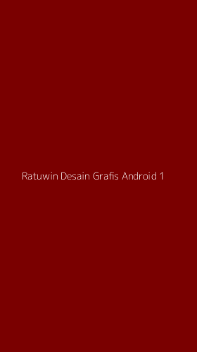Tampilan Antarmuka Aplikasi Ratuwin Desain Grafis Android - 1