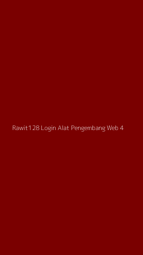 Tampilan Antarmuka Aplikasi Rawit128 Login Alat Pengembang Web - 4