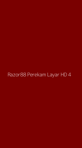 Tampilan Antarmuka Aplikasi Razor88 Perekam Layar Hd - 4